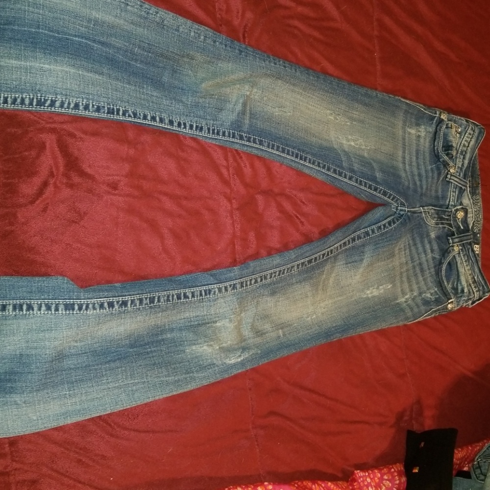 Distressed Boot cut Miss Me Jeans